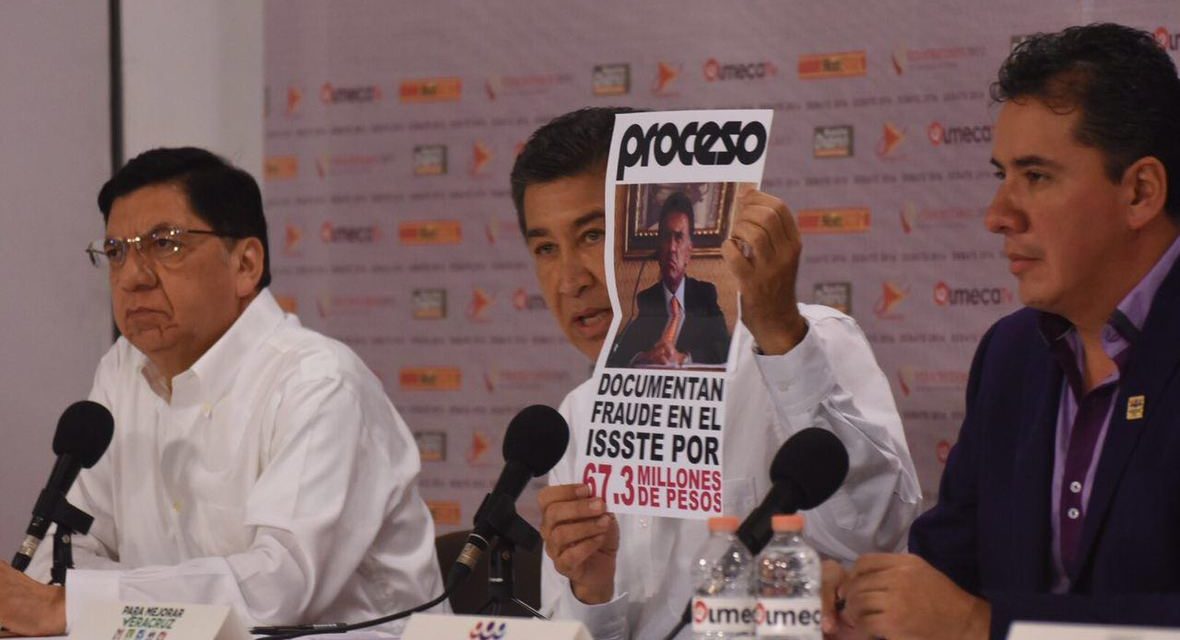 Gana Héctor Yunes primer debate de candidatos a la gubernatura