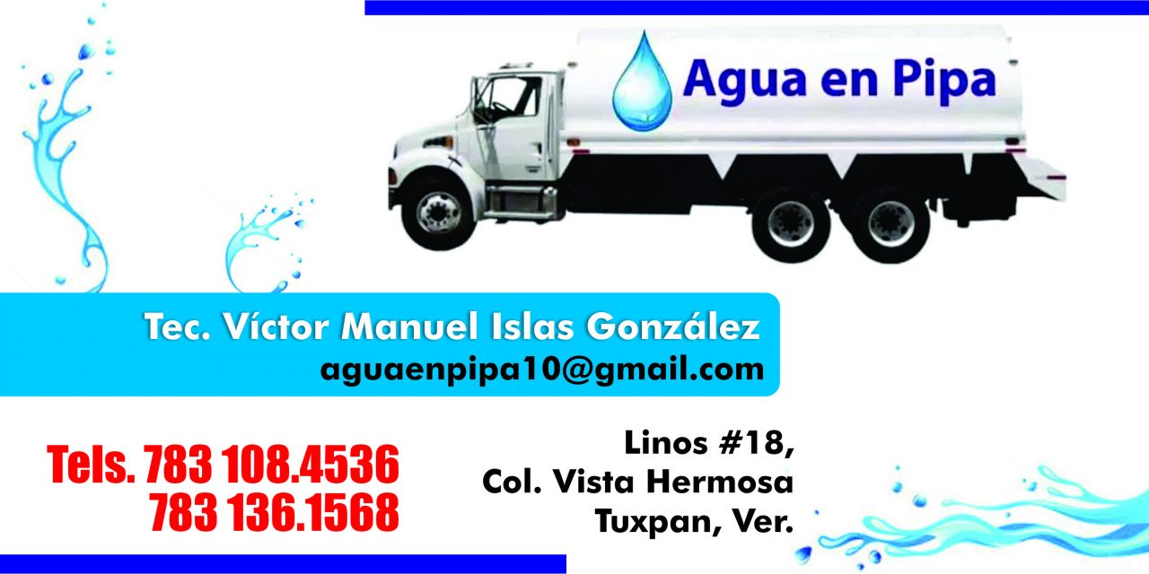 Agua en Pipa
