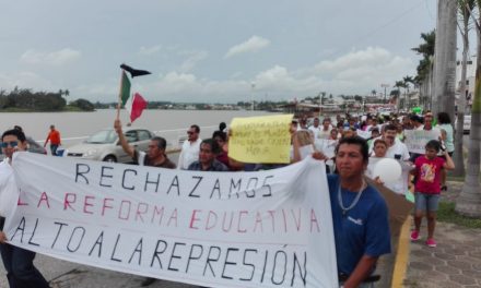 Tuxpeños marcha «Por la Justicia y la Paz»