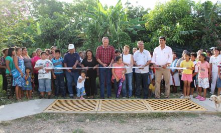 Inauguran drenes pluviales en Los Mangos