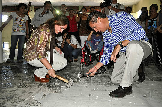 Inicia DIF y gobierno municipal la construcción de la Casa Hogar