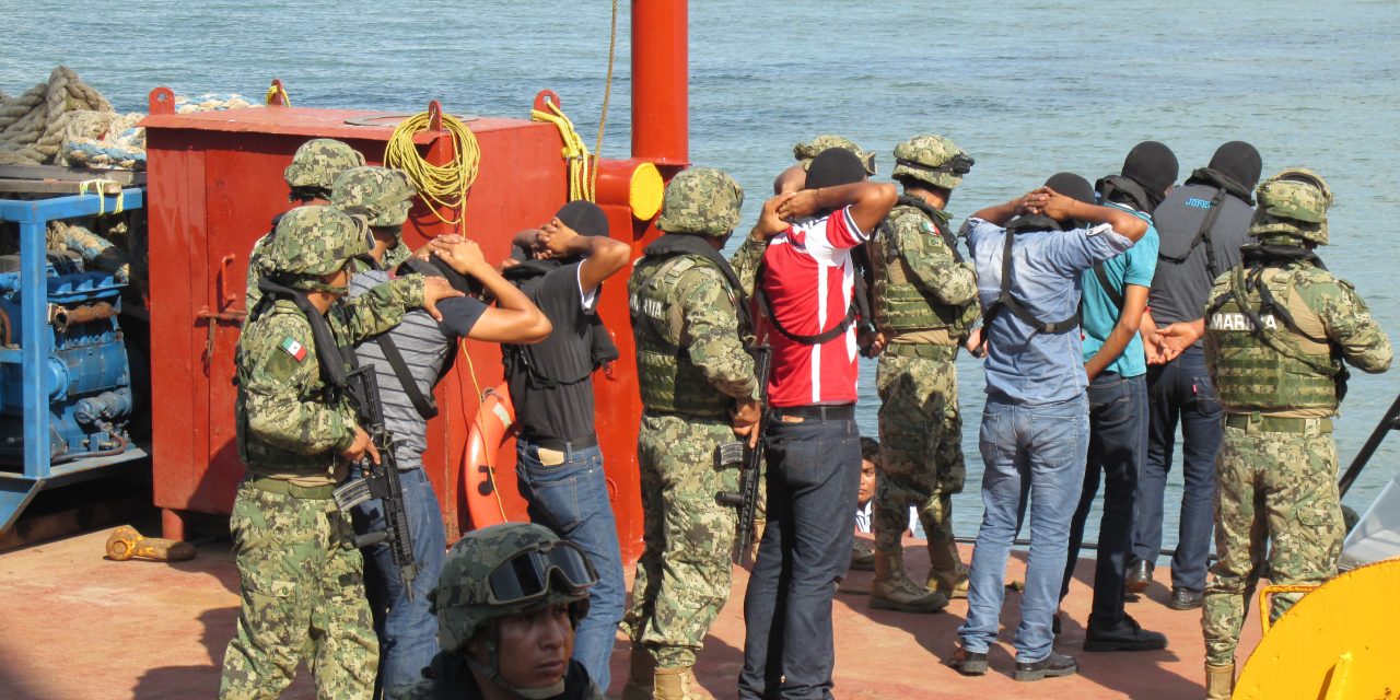 SEMAR realiza simulacro de Protecciòn de Buques e Instalaciones Portuarias