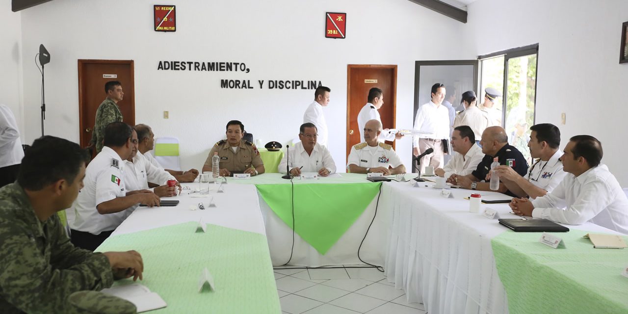 Encabeza Gobernador sesión del Mando Especial Veracruz, en Tuxpan