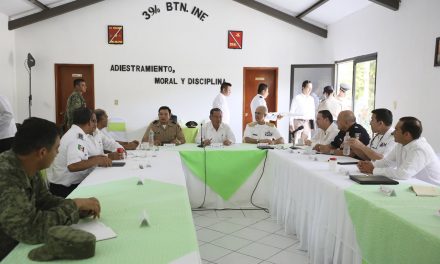 Encabeza Gobernador sesión del Mando Especial Veracruz, en Tuxpan