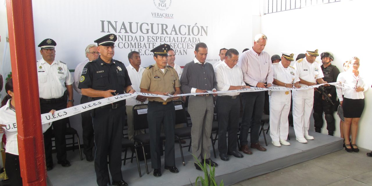 Inauguran en Tuxpan Unidad Especializada en Combate al Secuestro