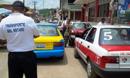 Sancionan a 46 unidades de taxi en la zona norte del estado