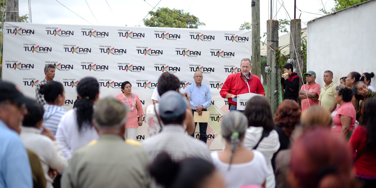 Raúl Ruiz Entrega Obra en Colonia Lázaro Cárdenas
