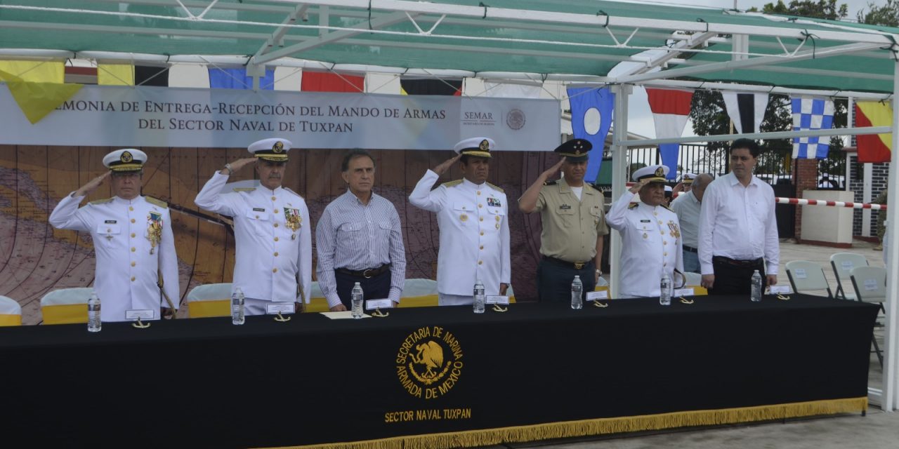Toma posesión nuevo Comandante del Sector Naval de Tuxpan