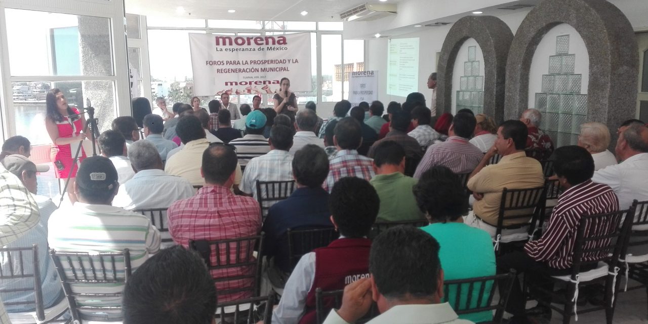 Dan inicio foros ciudadanos de MORENA