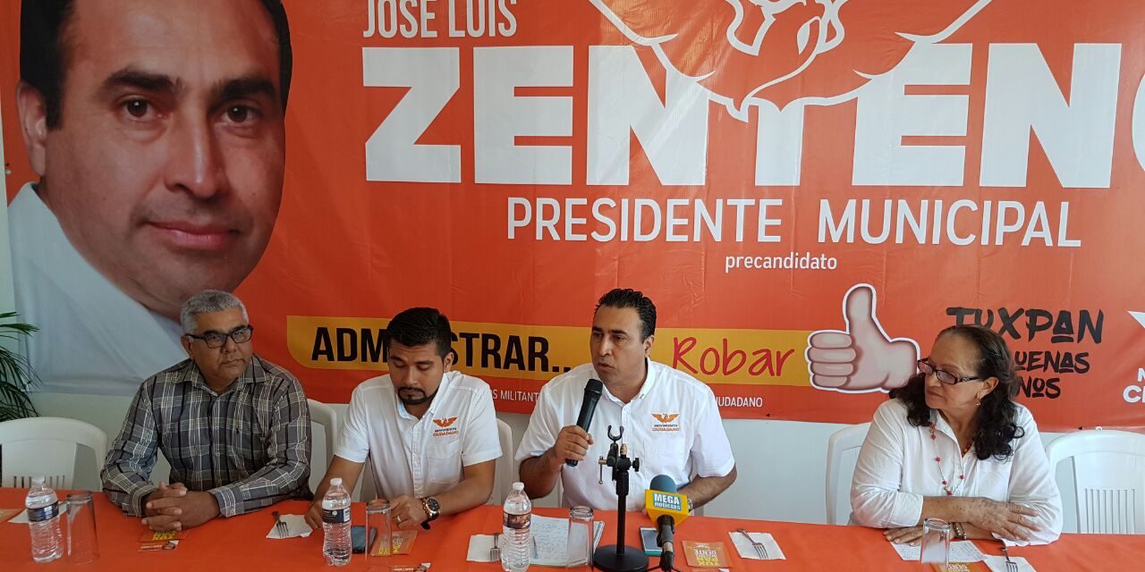 Partido Movimiento Ciudadano presenta a su  único precandidato