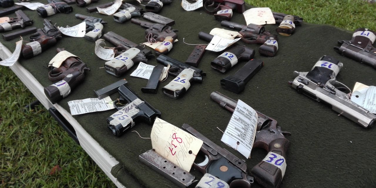 Baja respuesta ante programa de Canje de Armas
