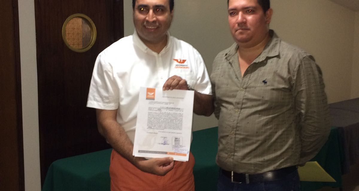 Se registra candidato del Partido Movimiento Ciudadano