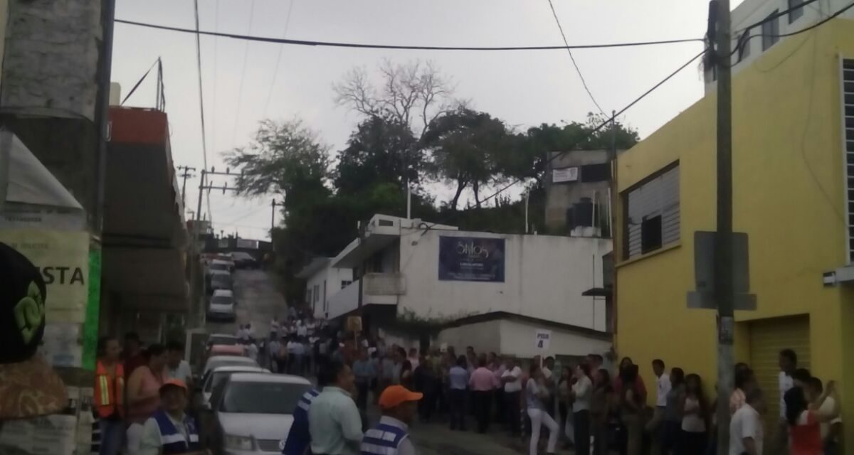 SAT REALIZA SIMULACRO DE SISMO