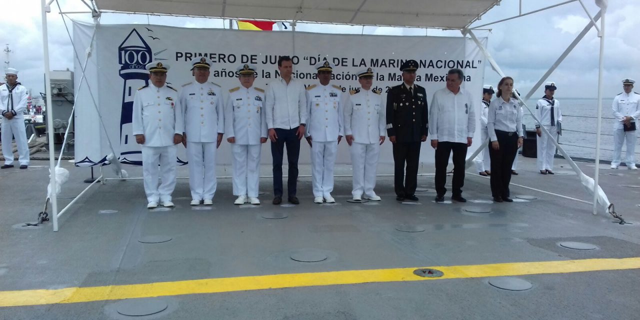 Conmemoran Día de la Marina en Tuxpan