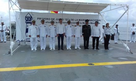 Conmemoran Día de la Marina en Tuxpan