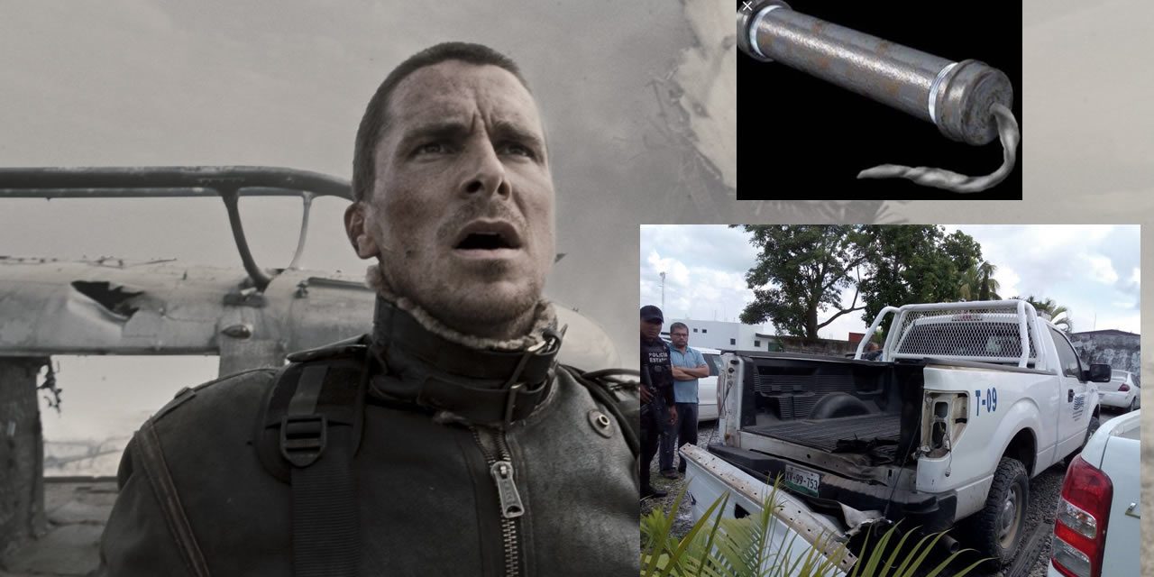 JOHN CONNOR ESTALLA ARTEFACTO CASERO EN EL ESTACIONAMIENTO DE MOTA ENGIL