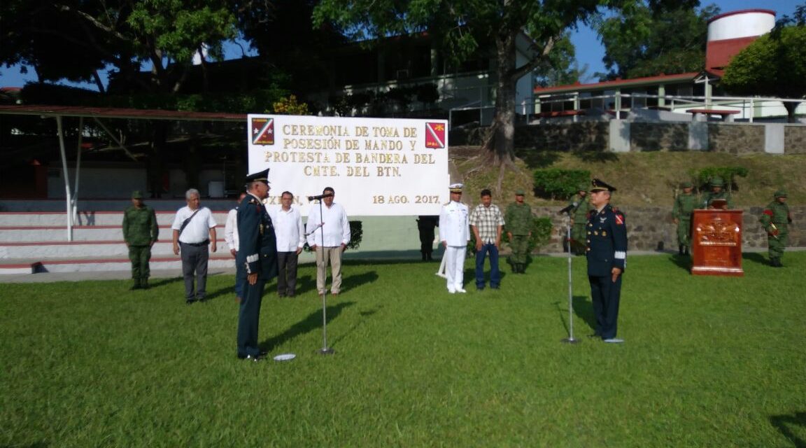 Nombran nuevo comandante del 39º Batallón de Infantería