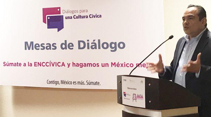 Anuncia INE 21 participantes en Mesas de Diálogo para una Cultura Cívica