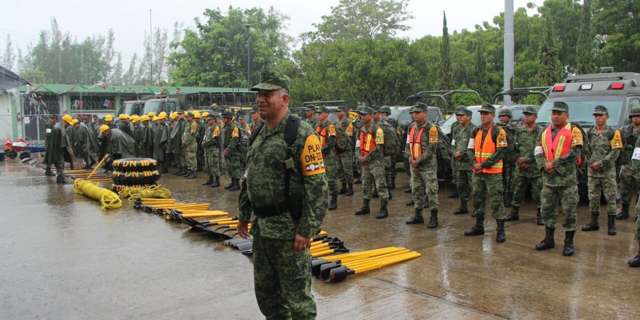 SEDENA refuerza operativos ante KATIA