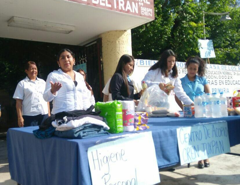 CREN abre centro de acopio para damnificados por sismo