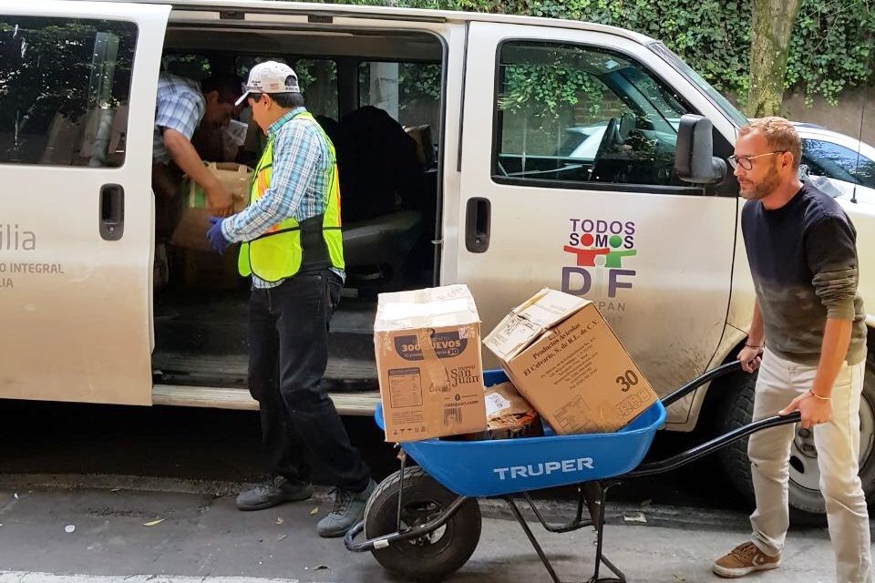 Tuxpan sigue mandando ayuda a los damnificados por sismos