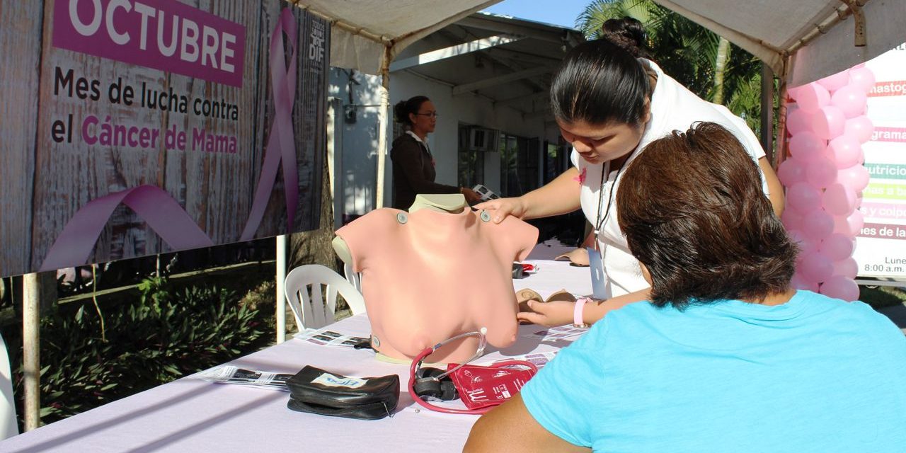 DIF Tuxpan se une a la lucha contra el cáncer de mama