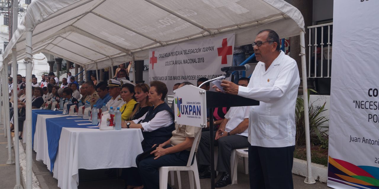 Arranca Colecta  2018 de la Cruz Roja,  la meta es recaudar 3 MDP