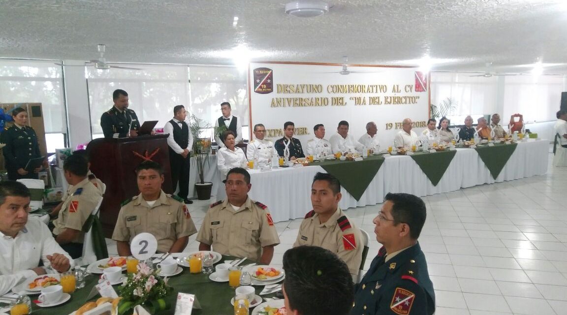 Conmemoran 105 aniversario del Día del Ejército