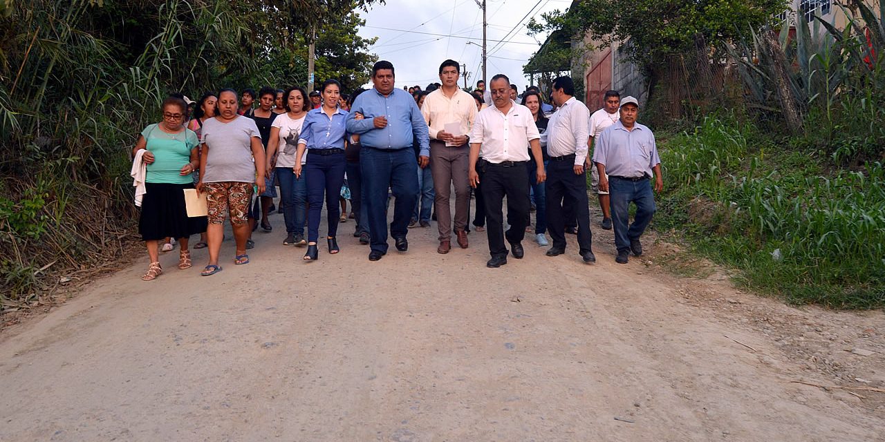 Banderazo de obras en Alto Lucero