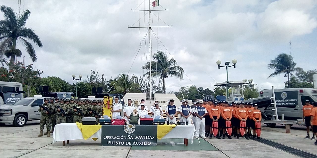 SEMAR pone en marcha “Operación Salvavidas Semana Santa 2018”.