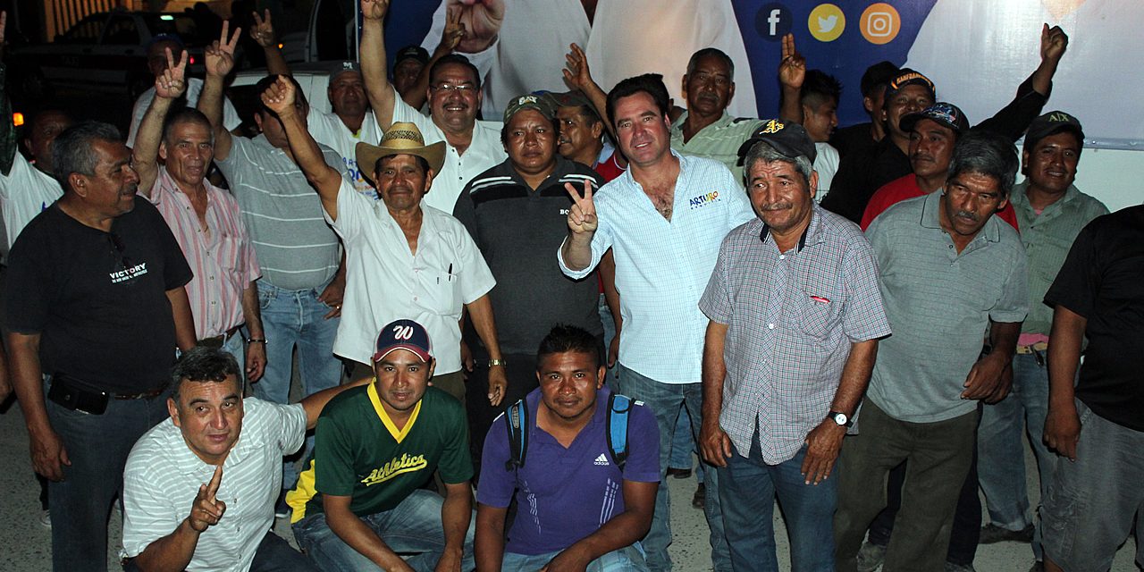 Continuaremos construyendo el cambio en Álamo: Arturo Esquitin
