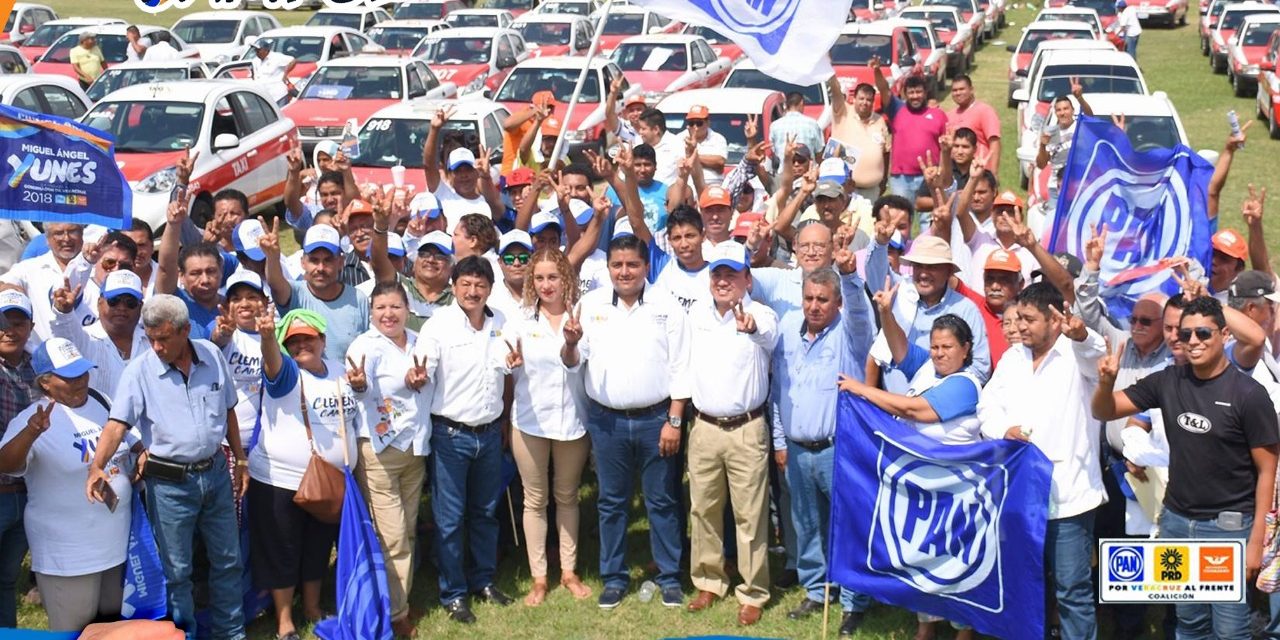 Taxistas viven el cambio que Veracruz necesita: Clemente Campos Pérez