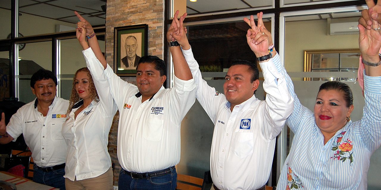 Reciben Clemente Campos respaldo de Pepe Mancha