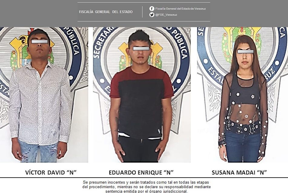 Por narcomenudeo, detienen, imputan y vinculan a proceso a tres sujetos, en Tuxpan