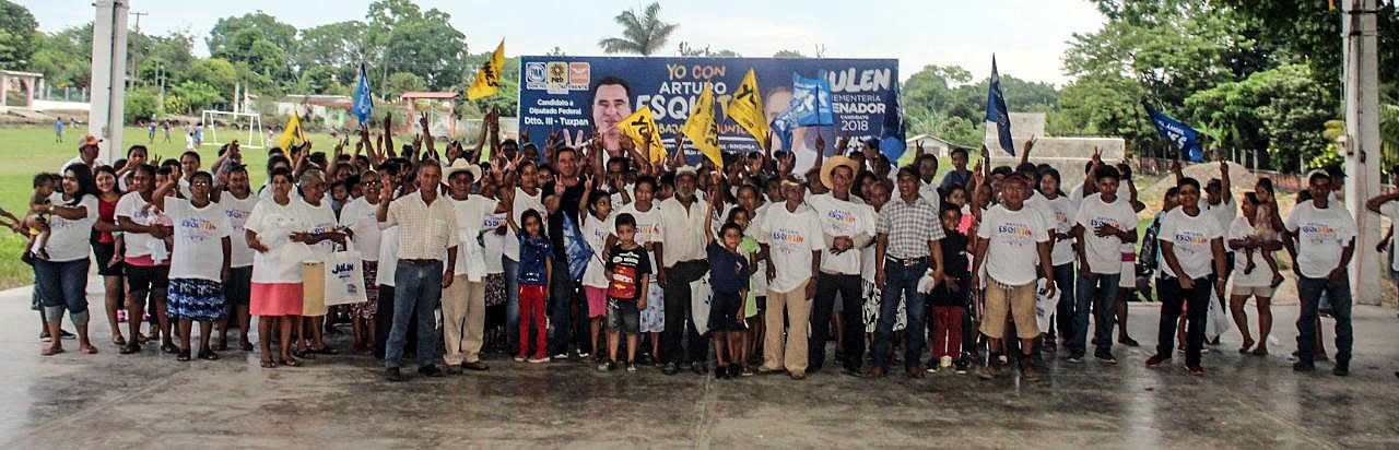 En Tuxpan el cambio ya se siente: Arturo Esquitín
