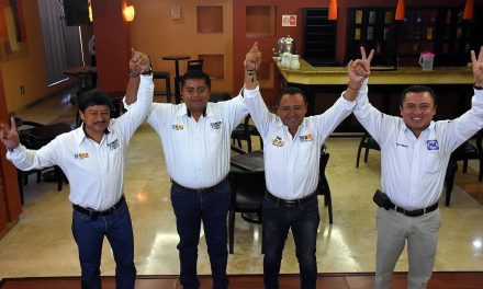Candidatos de PAN, PRD y MC van en Unidad: Clemente Campos