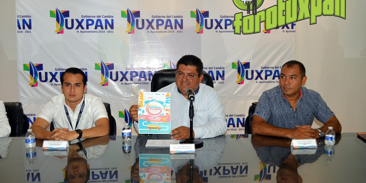 Presentan “Feria de Regreso a Clases 2018”
