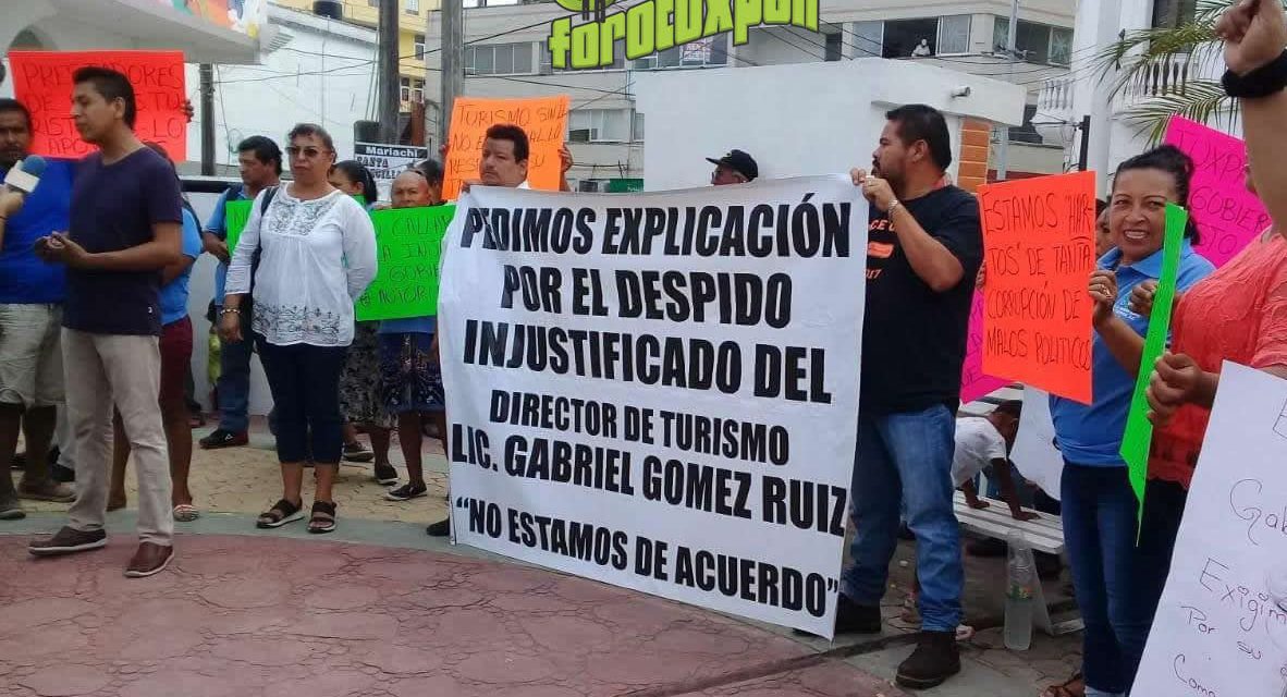 Manifestación por la Destitución de Gabriel Gómez de la Dirección de Turismo