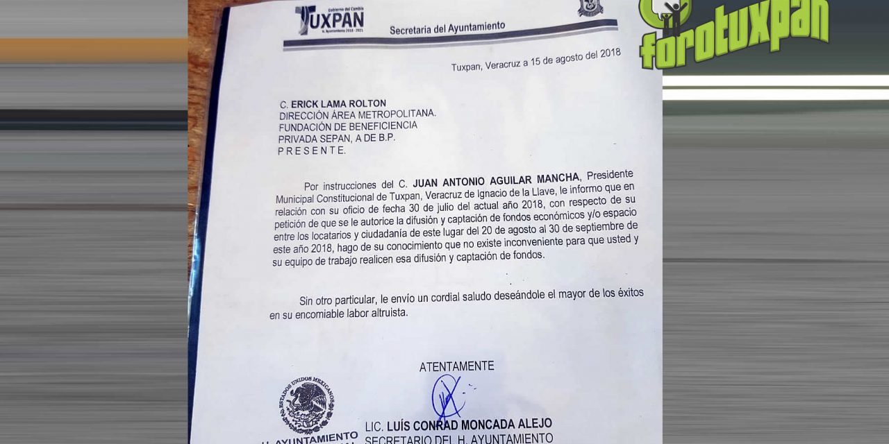 Gobierno municipal denunciará a quien o quienes resulten responsables de falsificar documentos oficiales