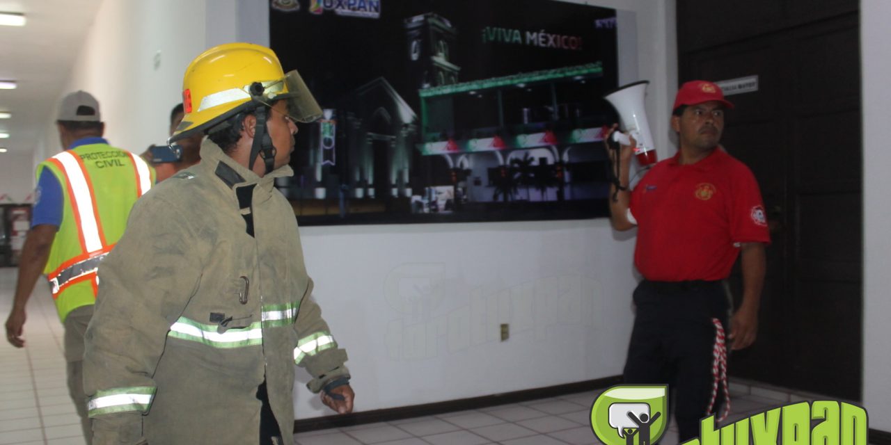 Macro Simulacro de Sismo en Tuxpan por Gobierno Municipal