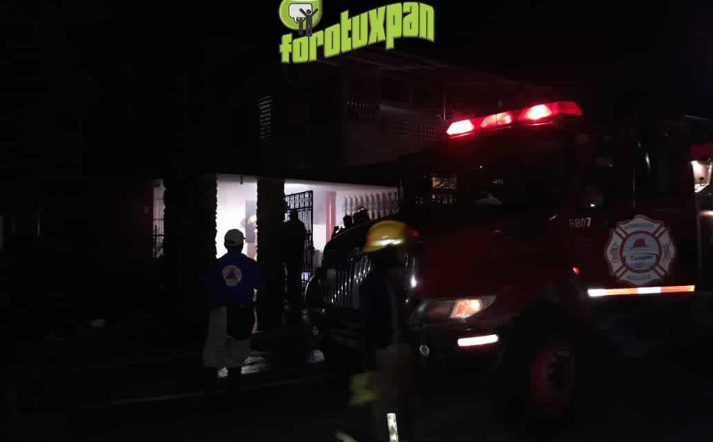 Incendio en Tenechaco