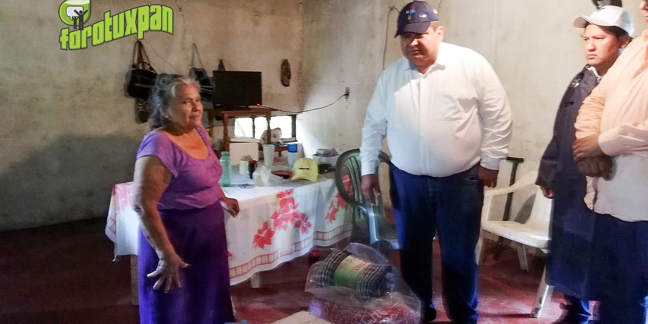 Alcalde Juan Antonio Aguilar lleva Ayuda a Damnificados