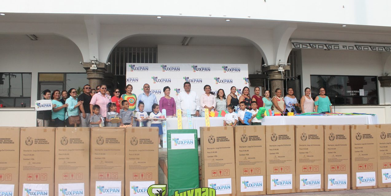 Material didáctico llega a Nivel Prescolar en Tuxpan