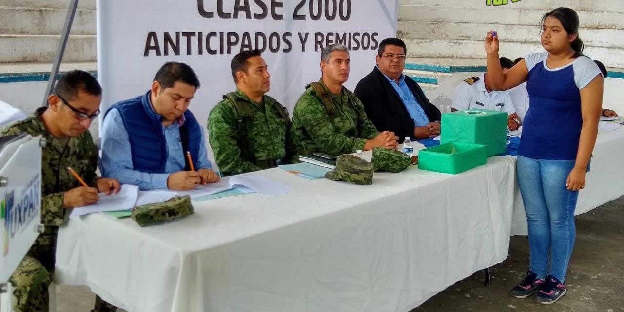 Sorteo del Servicio Militar Nacional clase 2000 anticipados y remisos