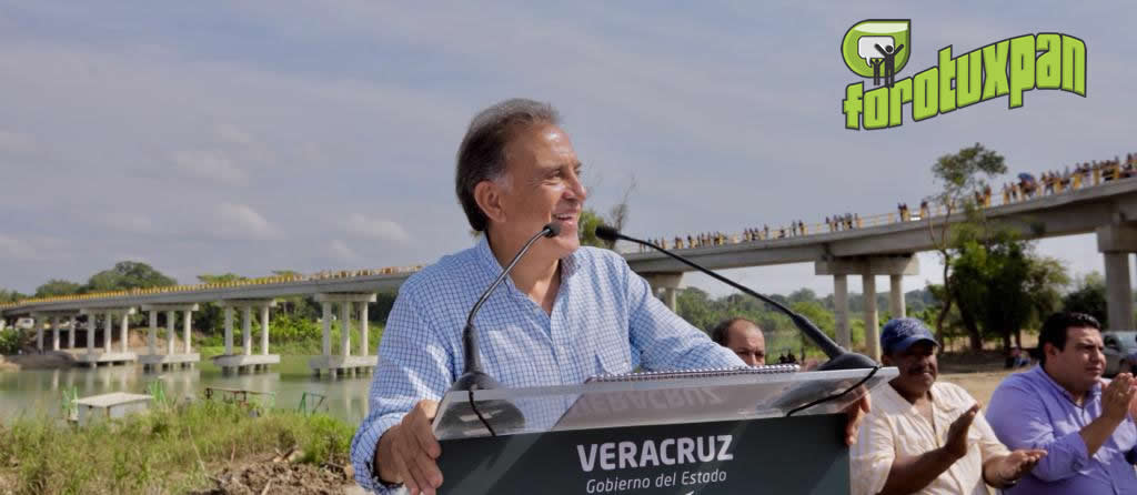 MAYL Inaugura reconstrucción de la carretera de Tuxpan-Tamiahua