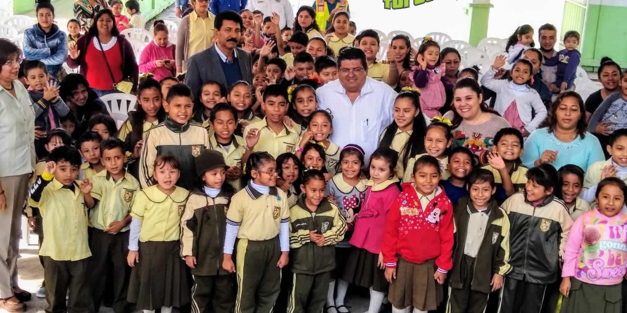 Inversión de más de 600 mil pesos para la escuela 18 de Marzo