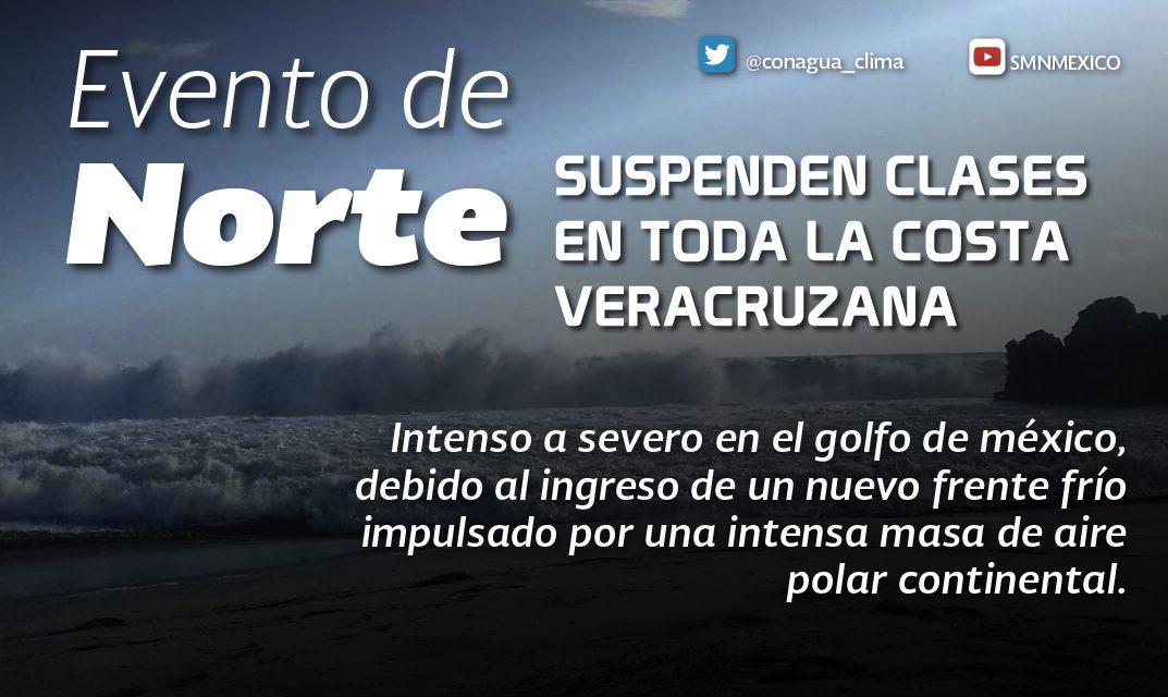 Este martes 13, se suspenden clases en 31 municipios, por ingreso del Frente Frío 10
