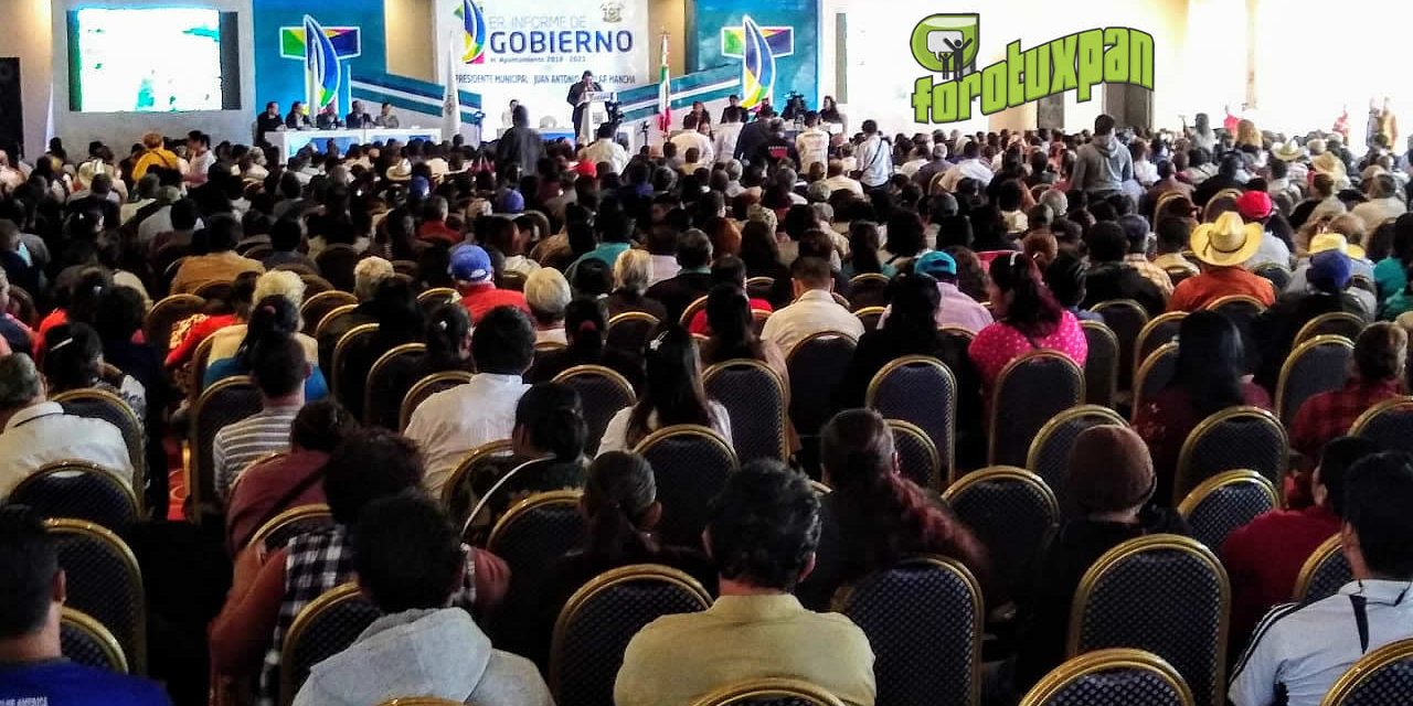 Rinde Toño Aguilar su Primer Informe de Labores