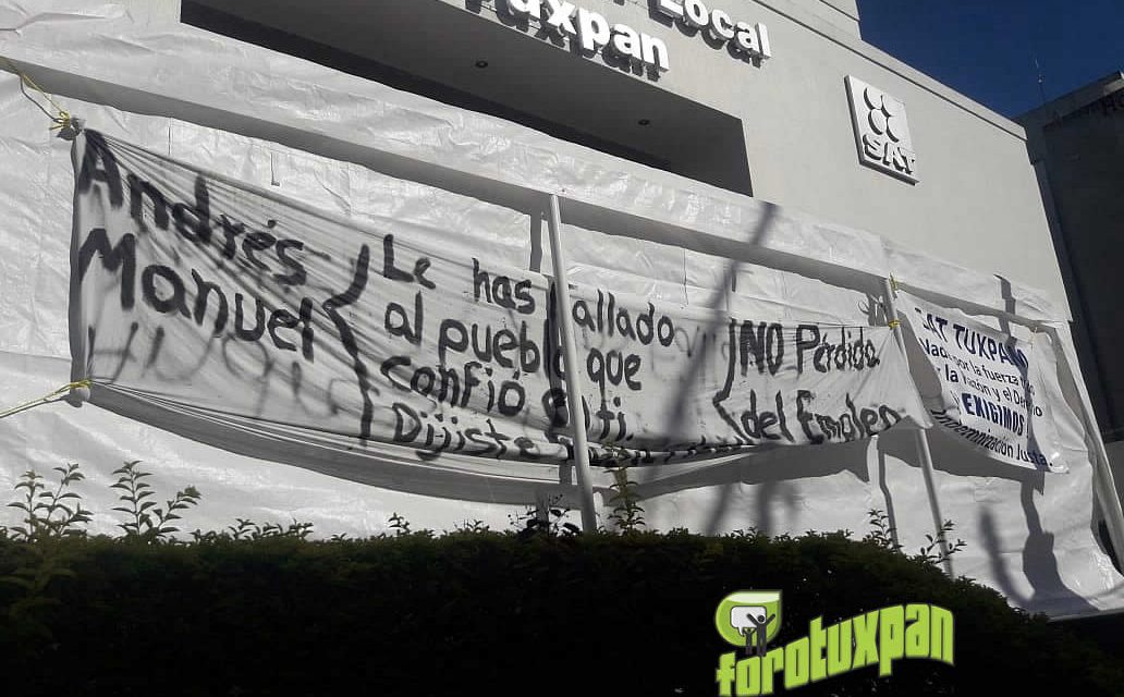 Ya un mes de Plantón en el SAT