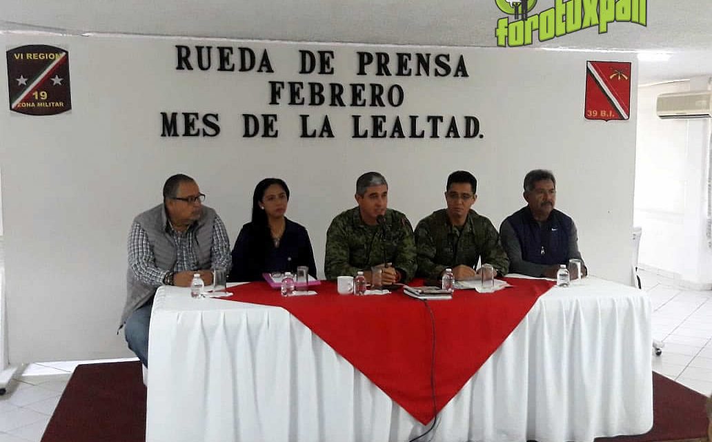 Actividades del Mes de Febrero: 19a Zona Militar